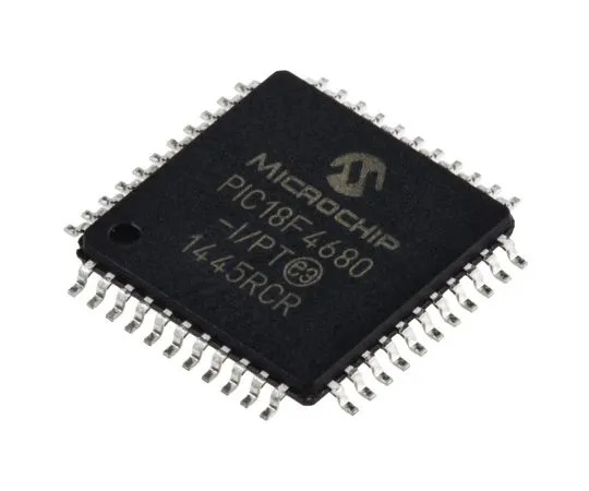 63-4975-83 Microchip, 8bit PIC Microcontroller, 40MHz, 1.024 kB, 64 kB Flash, 44-Pin TQFP PIC18F4680-I/PT