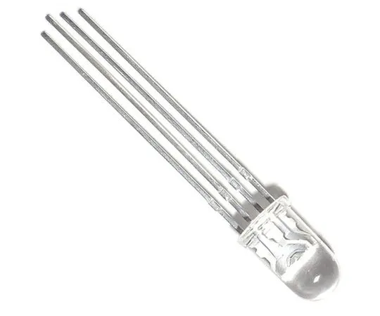 63-5151-36 2.5 V, 4 V RGB LED 5mm Through Hole, Kingbright L-154A4SUREQBFZGEW L-154A4SUREQBFZGEW