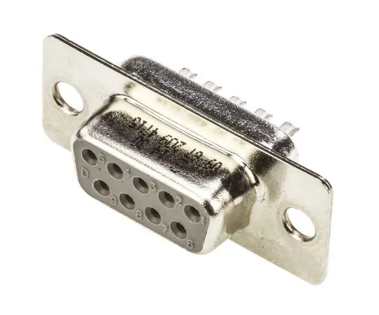 63-4971-08 Harting Panel Mount, 9 Pin D-sub Connector Socket, Shell Size E 9672094715