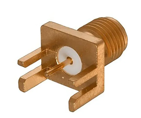 63-5162-44 Cinch Connectors Straight 50Ω Edge Mount SMA Connector, Solder Termination 142-0701-851
