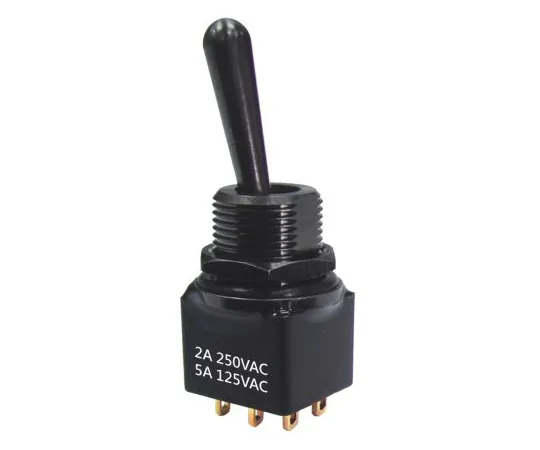 63-5131-74 RS PRO Double Pole Double Throw (DPDT) Toggle Switch, (On)-Off-On, IP67, PCB 820-0514