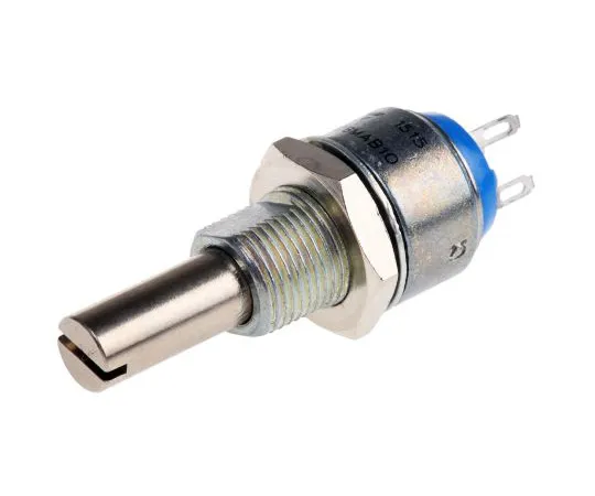 63-5105-56 Vishay 1 Gang Rotary Cermet Potentiometer with a 6 mm Dia. Shaft, 10MΩ, ±20%, 0.012W, Linear P13LFL106MAB10 P13LFL106MAB10