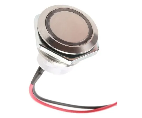 63-4983-67 ITW Single Pole Single Throw (SPST) Momentary Blue LED Push Button Switch, IP67, 17.98 (Dia.)mm, Panel Mount 48M 112B