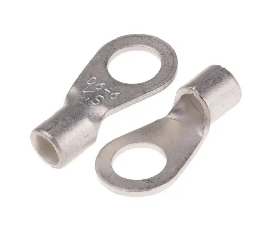 63-5123-18 RS PRO Uninsulated Crimp Ring Terminal, 6.5mm Stud Size, 2.5mm² to 6mm² Wire Size 809-2265