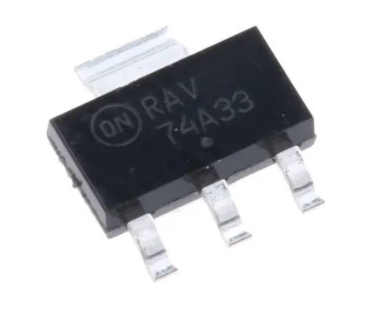 63-5066-10 ON Semiconductor, 3.3 V Linear Voltage Regulator, 400mA, 1-Channel, 2% 3+Tab-Pin, SOT-223 NCV4274AST33T3G NCV4274AST33T3G