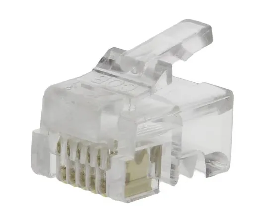 63-5134-39 MH Connectors 6P6C Straight Cable Mount Male Modular Plug UTP RJ12 Connector MHRJ126P6CR