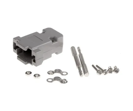 63-5134-35 MH Connectors MHCCOV Series ABS D-sub Connector Backshell, 9 Way, Strain Relief MHCCOV-09SCL-LG