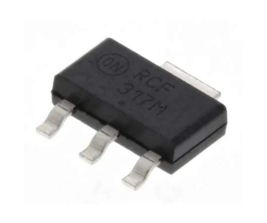 63-4967-15 ON Semiconductor, 1.2 → 37 V Linear Voltage Regulator, 250mA, 1-Channel, Adjustable, ±4% 3+Tab-Pin, SOT-223 LM317MSTT3G