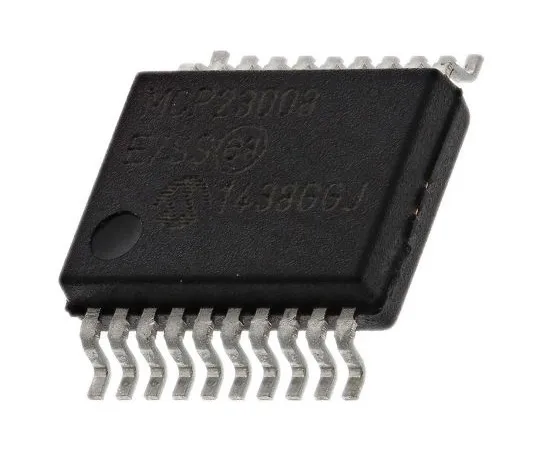 63-5085-70 Microchip MCP23008-E/SS, 8-Channel I/O Expander 1.7MHz, I2C, 20-Pin SSOP MCP23008-E/SS
