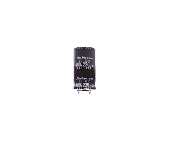 63-5081-76 Rubycon 100μF 450V dc Aluminium Electrolytic Capacitor, Through Hole 22 x 25mm +105°C 22mm 10mm 450VXH100MEFCSN22X25