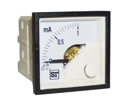 63-5162-84 Sifam Tinsley Sigma Analogue Panel Ammeter 1mA DC, 48mm x 48mm Moving Coil PQ44-I12L2N1CAW0ST