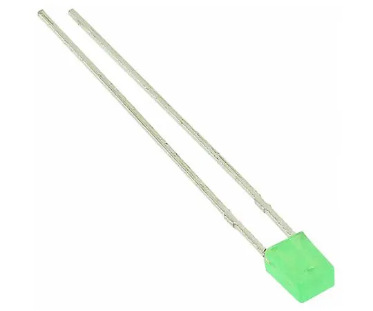 63-5152-05 2.5 V Green LED Rectangular Through Hole, Kingbright L-914GDT L-914GDT
