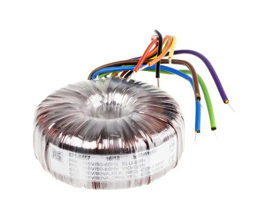 63-4937-67 2 Output Toroidal Transformer, 160VA, 2 x 18V ac 671-9157
