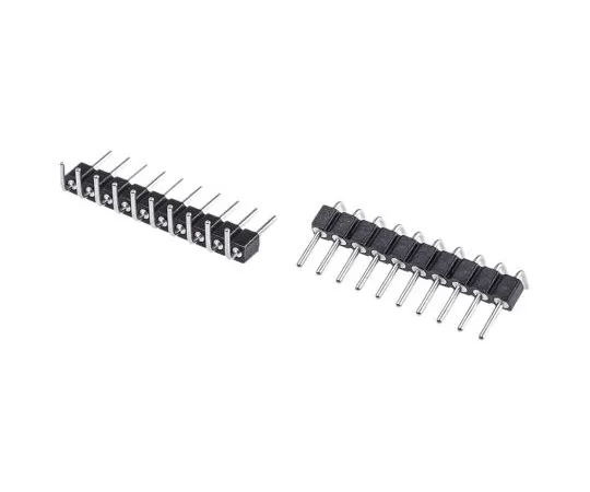 63-4982-87 Preci-Dip 2.54mm 10-Way PCB Header Pin, -Row Male, Through Hole, 800-80-010-20-001101 800-80-010-20-001101