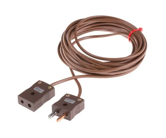 63-5083-18 Extension Cable Type T, -10 → +220 °C 2 Core PVC Sheath 5m 768-6642