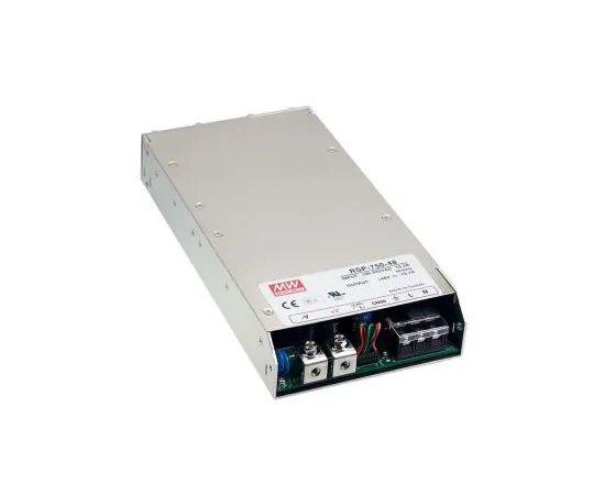 63-5085-30 Mean Well 753.6W 1 Output Embedded Switch Mode Power Supply SMPS, 15.7A, 48V dc Enclosed RSP-750-48RS