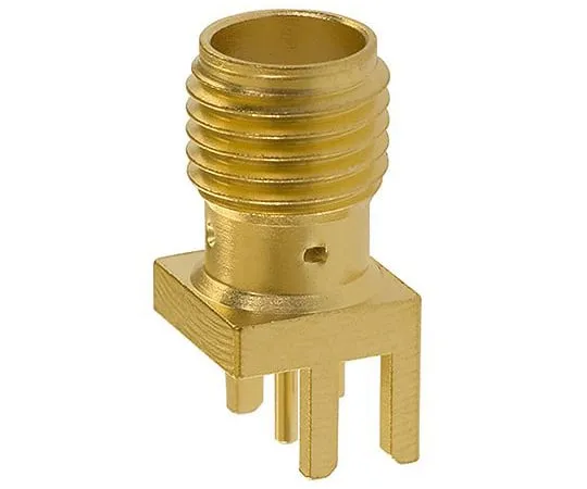 63-5162-50 Cinch Connectors Straight 50Ω Edge Mount SMA Connector, Solder Termination 142-0711-821