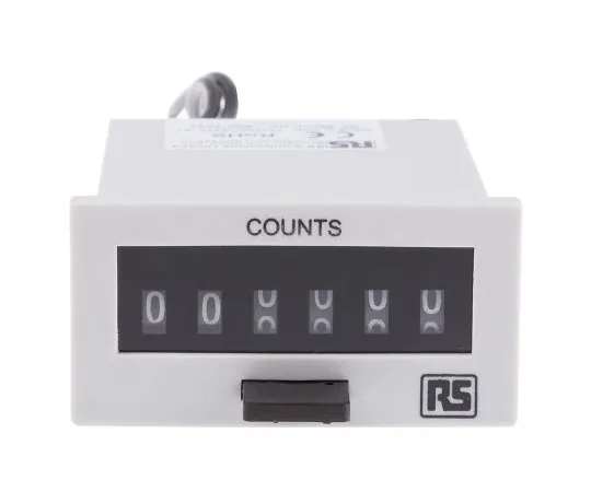 63-5165-81 RS Pro 6 Digit, Digital Counter, 10Hz, 12 V dc 896-7021