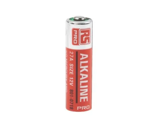 63-5114-45 RS PRO A27 Battery, A27, 12V, Alkaline 801-0718