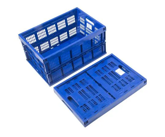 63-5081-85 RS PRO 45L Blue PP Storage Box, 535mm x 360mm x 280mm 767-4998