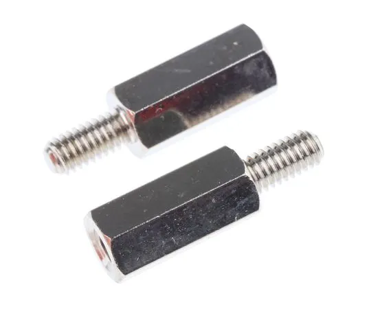 63-5120-97 RS PRO Brass Hex Standoff Male/Female, 15mm, M4 x M4 806-6727