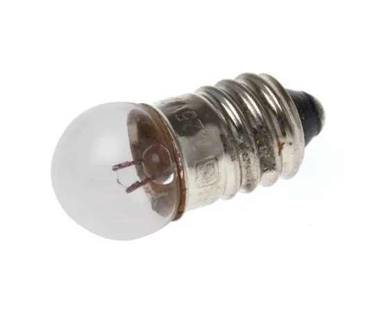 63-6546-79 E10 Indicator Light, Clear, 1.25 V, 250 mA, 10h 104-856
