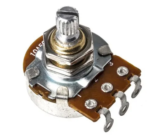 63-4971-31 Bourns 1 Gang Rotary Carbon Potentiometer with a 6 mm Dia. Shaft, 500kΩ, ±20%, 0.25W, Audio PDB241-GTR01-504A2 PDB241-GTR01-504A2
