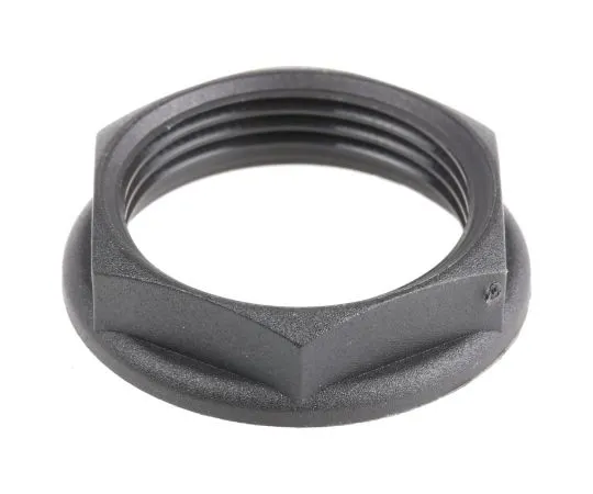 63-6553-26 RS PRO Black PA 6 Cable Gland Locknut, M25 Thread 127-653