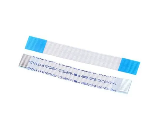 63-5077-57 Wurth Elektronik 6876 FFC Jumper Cable, 0.5mm Pitch, 12 Way, 50mm Cable Length, 500 mA, 60 V ac 687612050002