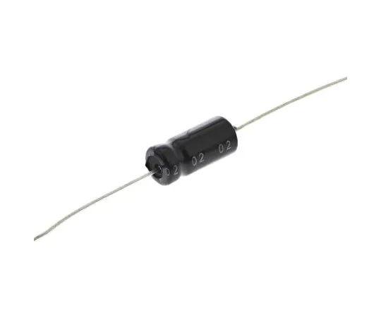 63-4989-99 RS PRO 47μF 25V dc Aluminium Electrolytic Capacitor, Through Hole 6 (Dia.) x 13mm +105°C 6mm 13mm 707-6502