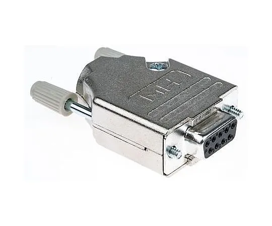 63-5080-66 9 Way D-Sub Socket Connector Kit With Assembly, Contact Insert, D-sub Socket Connector, Full Metal Jack Screws, Hood, MHDTZK9-DB9S-K