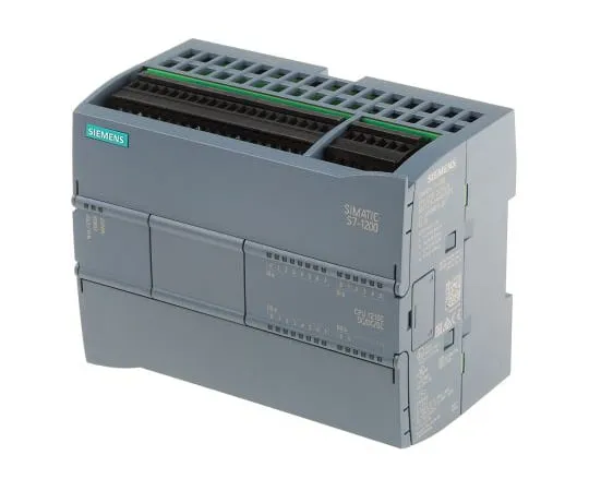 63-5152-38 Siemens S7-1200 PLC CPU, Ethernet Networking Profinet Interface, 100 kB Program Capacity, 14 (Digital Input, 2 switch 6ES7215-1AG40-0XB0