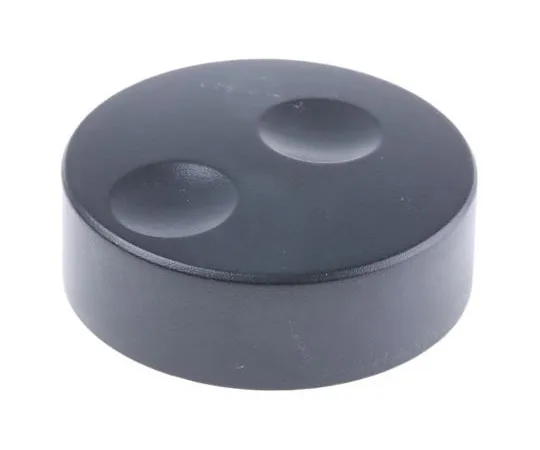 63-5092-11 RS Potentiometer Knob, Push-On Type, 38.6mm Knob Diameter, Black, Splined Shaft Type, 6mm Shaft 777-7299