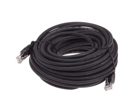 63-5106-59 RS Pro Black Cat6 Cable UTP LSZH Male RJ45/Male RJ45, 15m 791-7065