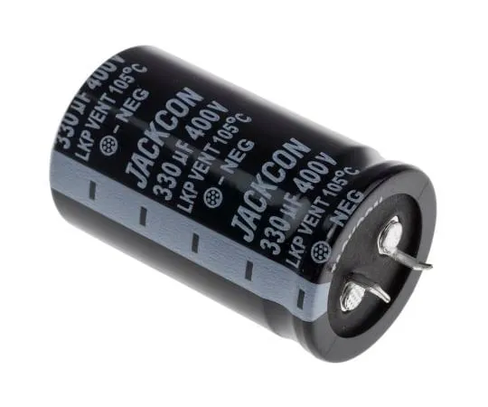 63-4987-73 RS PRO 330μF 400V dc Aluminium Electrolytic Capacitor, Through Hole 30 (Dia.) x 50mm +105°C 30mm 10mm 50mm 706-3332