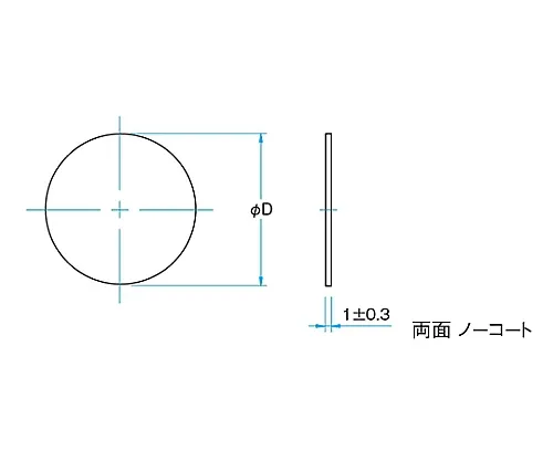 61-6927-73 Protective Window For YTL, YDL (10 Pieces/set) φ21mm PG-21