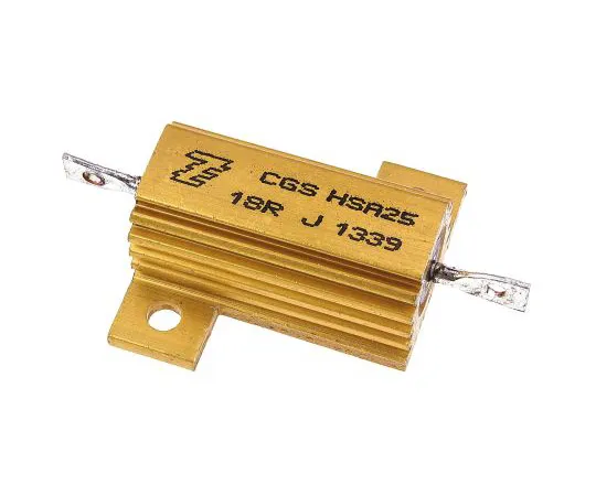 63-5020-25 TE Connectivity HSA25 Series Aluminium Ho***d Solder Lug Wire Wound Panel Mount Resistor, 18Ω ±5% 25W HSA2518RJ