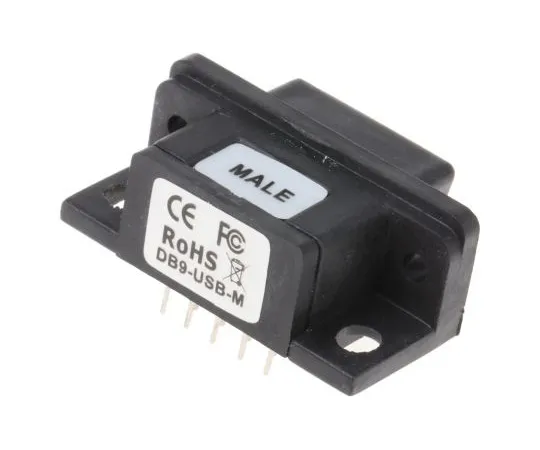 63-5010-60 FTDI Chip, Male DB9 Format USB to RS232/UART Converter Module - DB9-USB-M DB9-USB-M