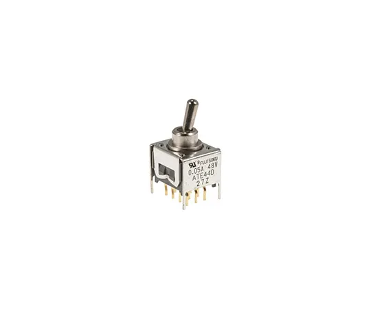 63-5075-38 Toggle Switch 4 Pole Double Throw (4PDT) Latch ATE44D-2M4-Z