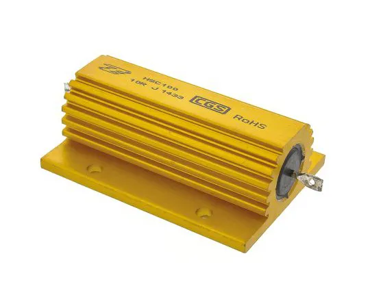 63-5020-51 TE Connectivity HSC100 Series Aluminium Ho***d Solder Lug Wire Wound Panel Mount Resistor, 10Ω ±5% 100W HSC10010RJ