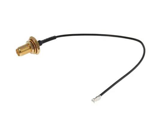 63-5108-85 RS PRO Black Female SMA to Male U.FL RF Coaxial Cable, 50 Ω 794-2829