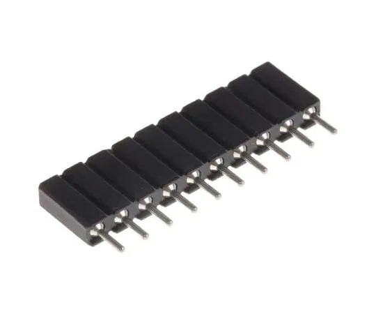 63-4983-28 10 Way Preci-Dip Straight Through Hole 2.54mm SIL Socket, Solder, 3A 100 V ac, 150 V dc 801-87-010-10-001101