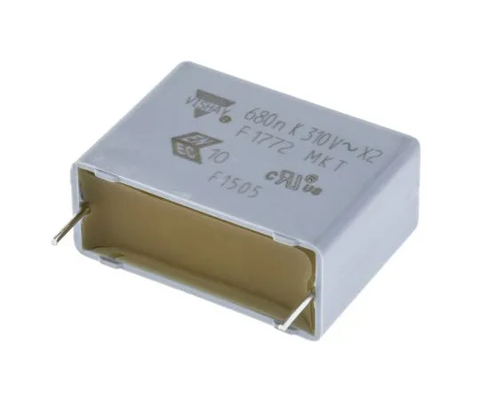 63-6550-33 Vishay 680nF Polyester Capacitor PET 310V ac ±10% F1772 Series Through Hole F17724682000