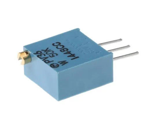 63-5084-03 50kΩ Through Hole Trimmer Potentiometer 0.5W Top Adjust Bourns PV36 Series PV36W503C01B00