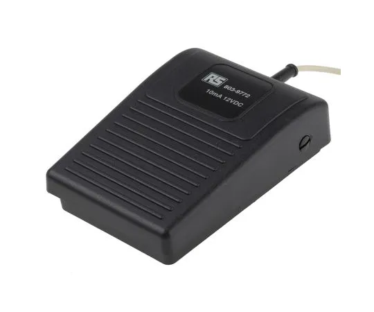 63-5117-49 Light Industrial Foot Potentiometer, Thermoplastic Momentary 6 A@ 250 V ac 12V IPX2 803-9772