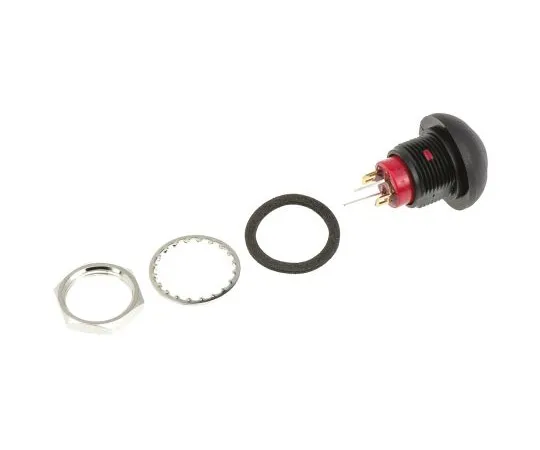63-5035-31 RS PRO Single Pole Single Throw (SPST) Momentary Green LED Miniature Push Button Switch, IP67, 13.6 (Dia.)mm, Panel 734-6713