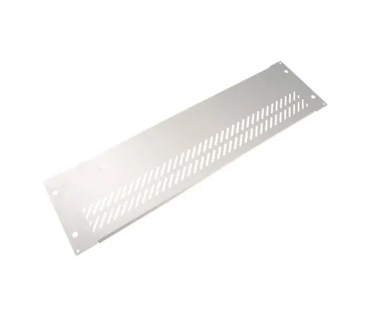 63-6570-75 Rear Panel, 3U, 84HP, Ventilated, Grey, Steel 179-099
