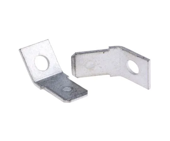 63-5017-37 TE Connectivity FASTON .250 Series , 45° Mount Angle Stud Mount Tab Terminal, 6.35 x 0.81mm Tin Plated 42822-2