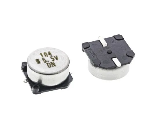 63-5104-40 KEMET 0.1F Supercapacitor EDLC -20 → +80% Tolerance Supercap FC Series 5.5V dc Through Hole FC0H104ZFTBR24