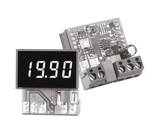 63-5123-72 Murata LED Digital Ammeter 3.5-Digits DC ±0.15 % 0°C to +60°C, 33.93 x 21.29 mm DCA-20PC-5-DC4-RL-C